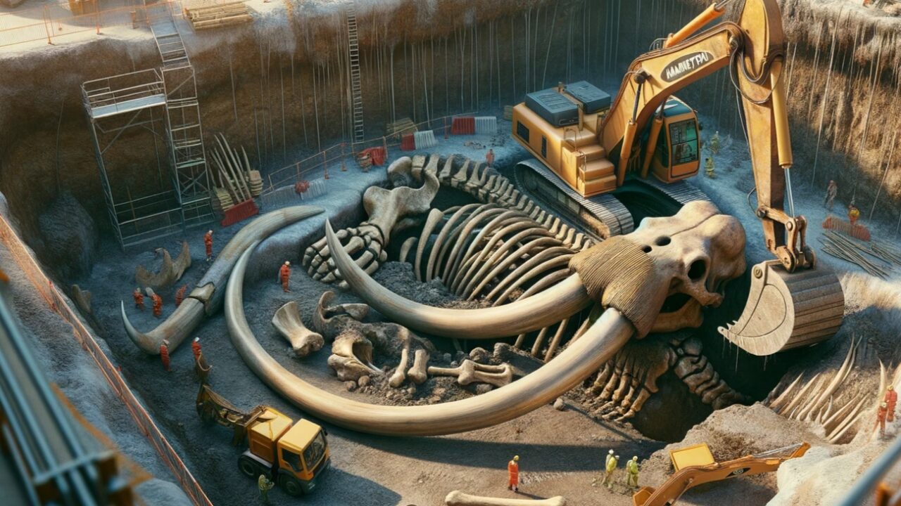 50 bin yıllık mamut ve kılıç dişli kaplan fosilleri bulundu!